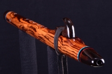 Goncalo Alves Native American Flute, Minor, Mid G-4, #H22K